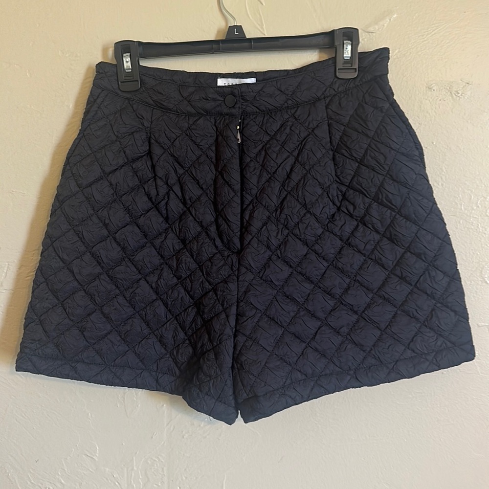 NWOT Topshop quilted high waist shorts